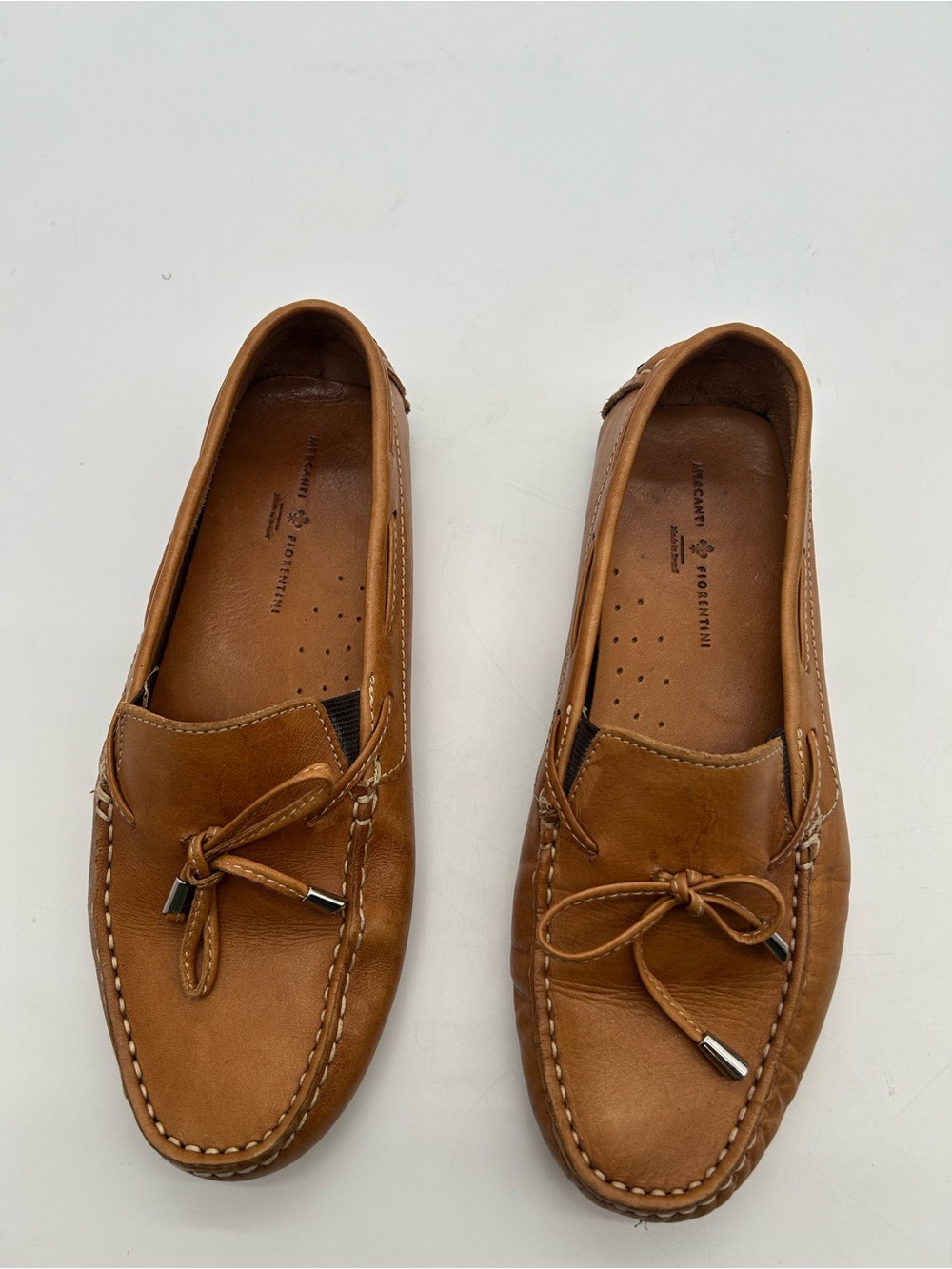 Mercanti Florentino MF- 3200 Women’s Leather Driving Loafers size 8W